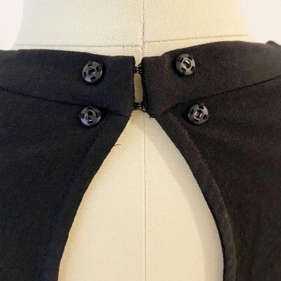 Haute Hippie Cowl Neck Mini Long Sleeve Mini Dress Small Silk - Picture 4 of 10